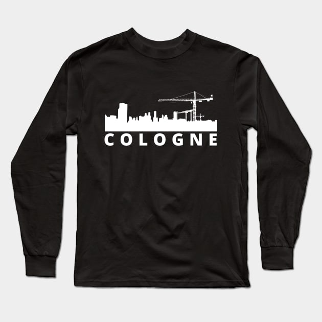 Cologne Skyline | Germany Long Sleeve T-Shirt by Merch4Days